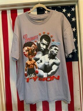 Mike Tyson Graphic Tee - Light Lavender